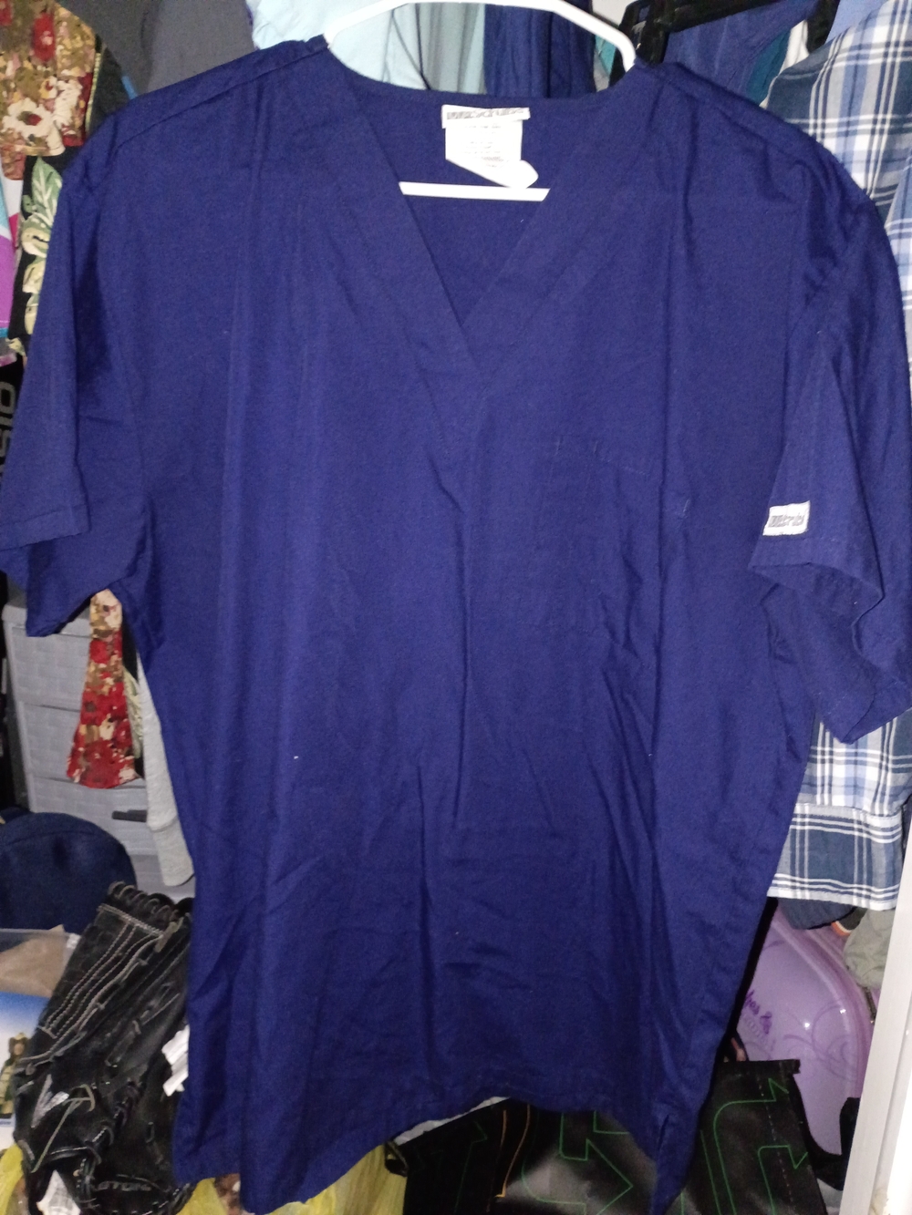 UA Scrubs Navy Women's Scrub Top